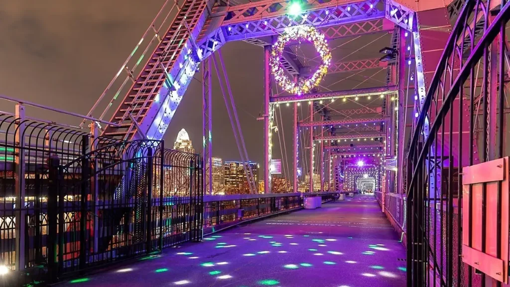 Winter Nights & River Lights at Purple People Bridge Lights