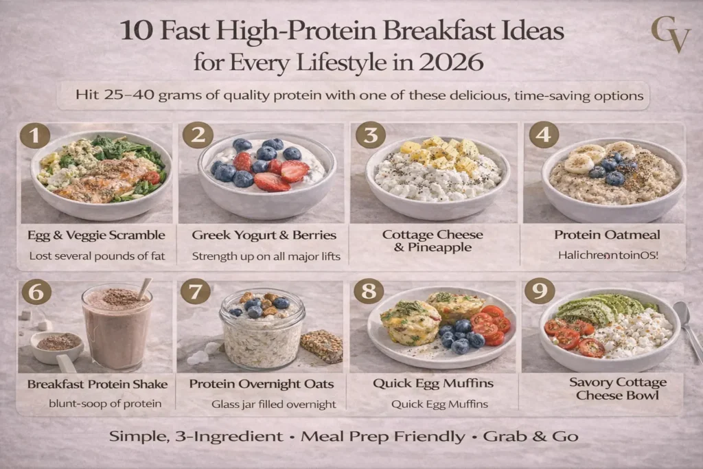 10 Fast High-Protein Breakfast Ideas for Every Lifestyle in 2026
