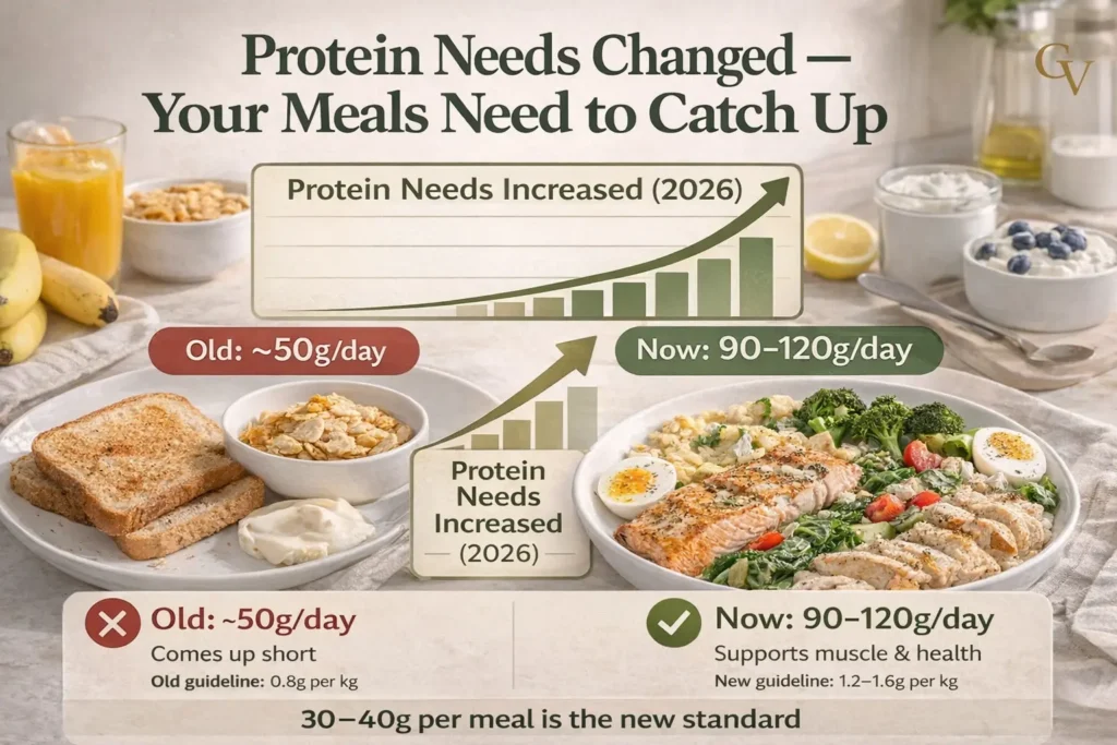 The 2026 Protein Guidelines What Changed and Why Your Meals Need to Catch Up