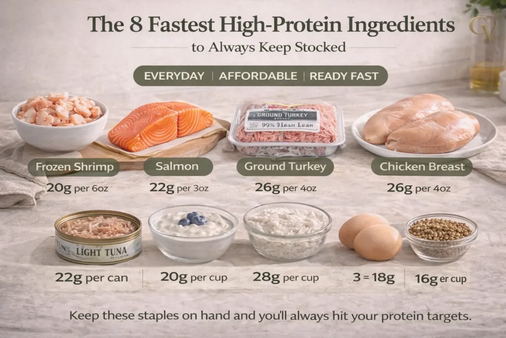 The 8 Fastest High-Protein Ingredients to Always Keep Stocked
